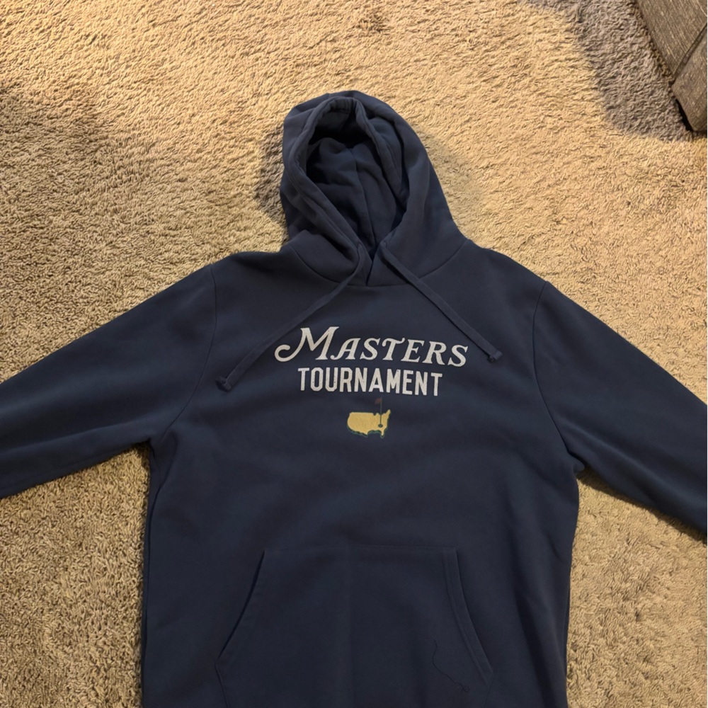 Masters Tournament Navy Hoodie Augusta National Golf Authentic Hooded